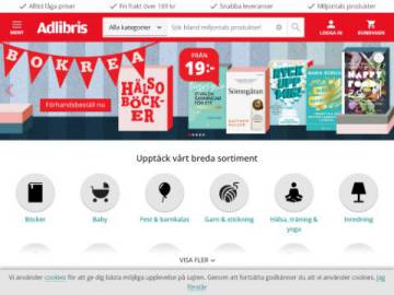Adlibris rabattkod screenshot