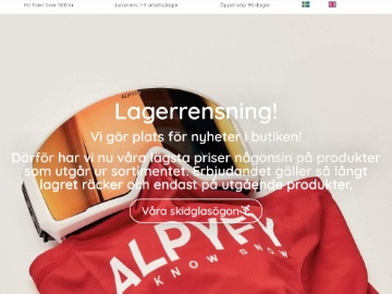 Alpyfy rabattkod screenshot