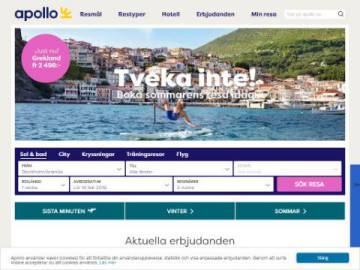 Apollo rabattkod screenshot