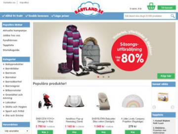 Babyland rabattkod screenshot