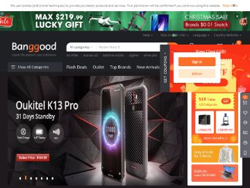 Banggood.com rabattkod screenshot