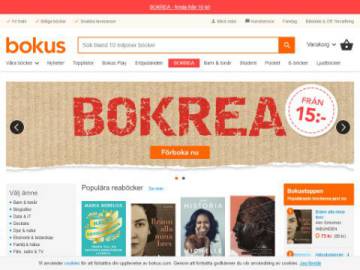 Bokus rabattkod screenshot