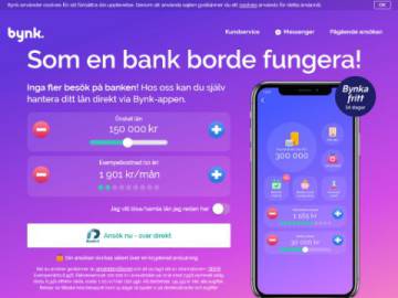 Bynk rabattkod screenshot