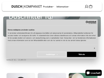 Duschkompaniet rabattkod screenshot