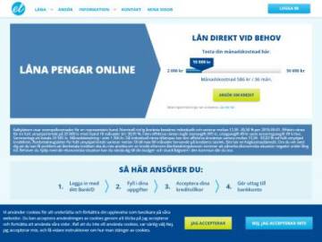 Euroloan rabattkod screenshot