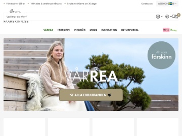 Fårskinn.se rabattkod screenshot