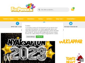 Festprissen rabattkod screenshot