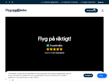 Flygupplevelse rabattkod screenshot