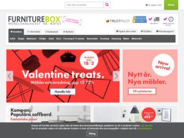 Furniturebox rabattkod screenshot