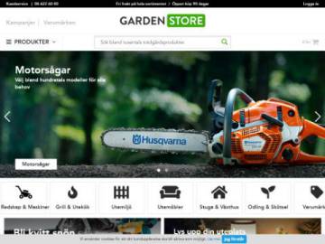 GardenStore rabattkod screenshot