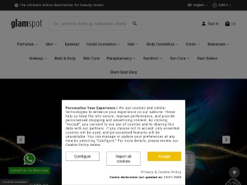Glam Spot rabattkod screenshot
