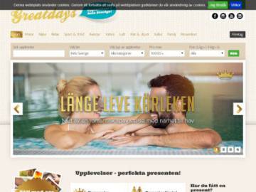 Greatdays rabattkod screenshot