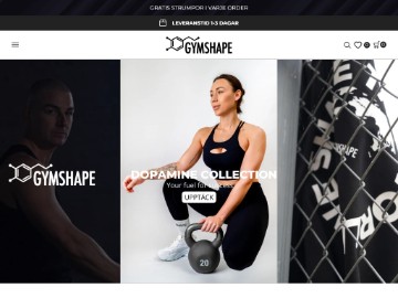 Gymshape rabattkod screenshot