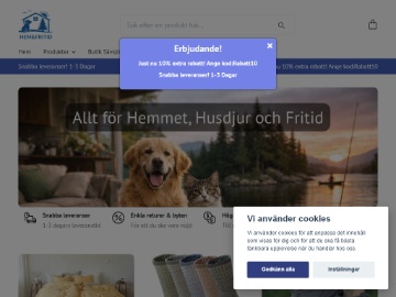 Hem & Fritid rabattkod screenshot