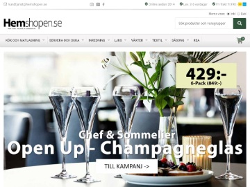 Hemshopen rabattkod screenshot