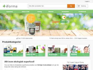Iforma rabattkod screenshot