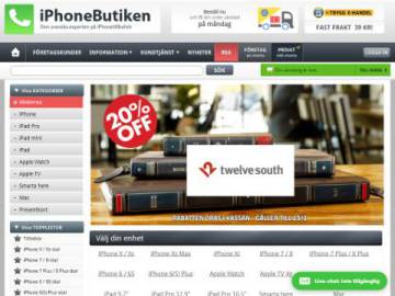 iPhonebutiken rabattkod screenshot