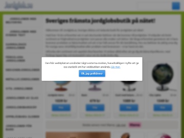 Jordglob rabattkod screenshot