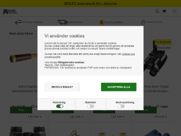 Kikare-specialisten rabattkod screenshot