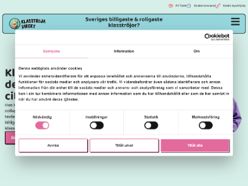 Klasströjadirekt rabattkod screenshot
