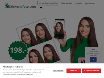 Körkortsfoto rabattkod screenshot