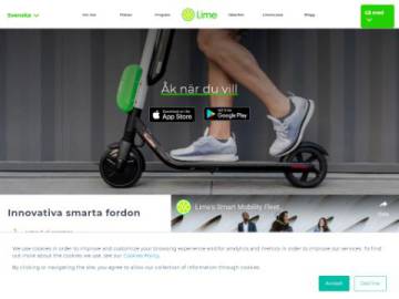 Lime rabattkod screenshot