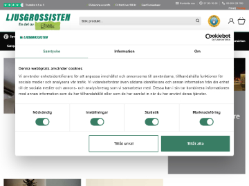 Ljusgrossisten rabattkod screenshot