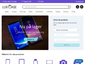 Lux-Case rabattkod screenshot