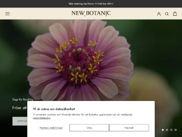 New Botanic rabattkod screenshot