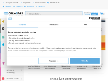 Office&Print rabattkod screenshot