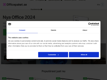 Officepaket.se rabattkod screenshot