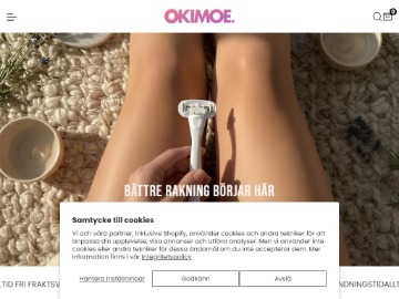 OKIMOE rabattkod screenshot