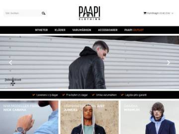 Paapi rabattkod screenshot