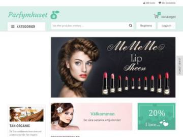 Parfymhuset rabattkod screenshot