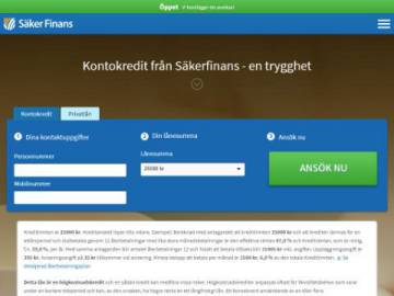 Säkerfinans rabattkod screenshot