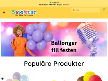 Sassier rabattkod screenshot