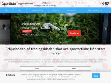 Sportlala rabattkod screenshot