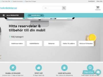 Teknikdelar rabattkod screenshot