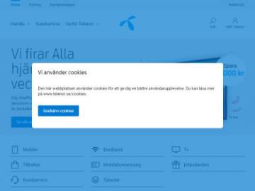 Telenor rabattkod screenshot