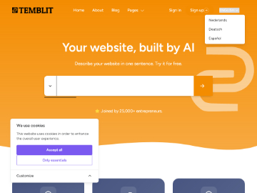 Temblit rabattkod screenshot