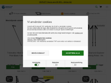 Vandringsstavar-specialisten rabattkod screenshot
