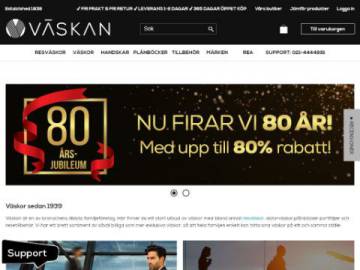 Väskan rabattkod screenshot
