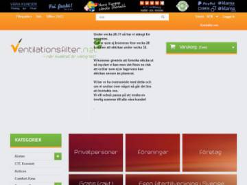 Ventilationsfilter rabattkod screenshot